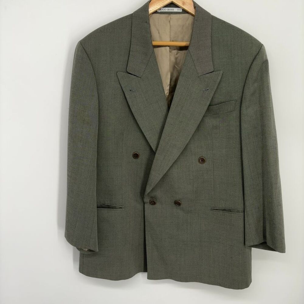 Hugo Boss Double Breasted Vintage Wool Jacket